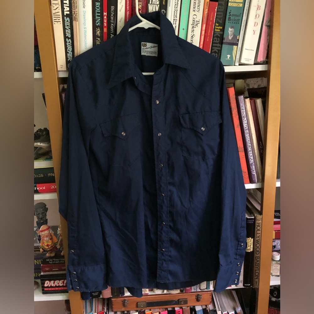 Vintage Blue Western Shirt